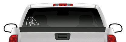 Duck Head commander Hunter Sticker Cut Vinyl Decal Car Truck Window