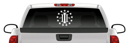 1776 Patriot  Decal Sticker Car Truck Vinyl