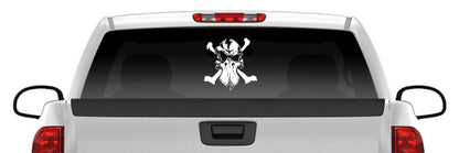 Duck Skeleton Hunting Decal – Waterfowl Mallard Bird Hunt Vinyl Sticker