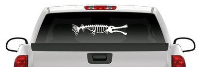 Alligator Gar Skeleton Bowfishing Vinyl Decal – Skull & Arrows