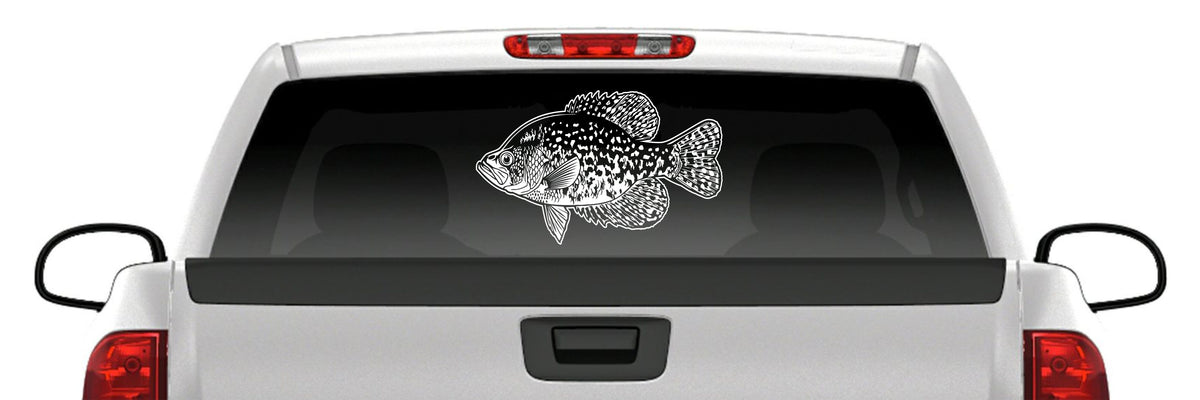 Crappie Fishing Vinyl Decal