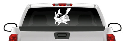 Spoonbill Paddlefish Snagging Vinyl Decal