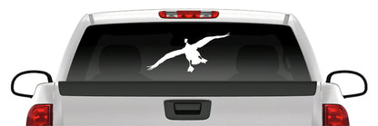 Geese Landing Flying Waterfowl Goose Vinyl Truck Window Sticker