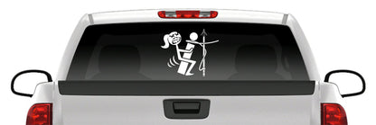 “Screw It” Bowfishing Girl Vinyl Decal