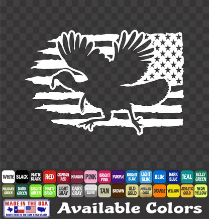 Turkey Flag Vinyl Sticker Hunting Decal Truck Car