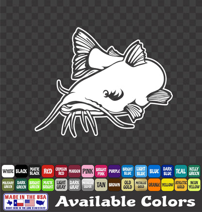 Catfish Noodling Hand Fish Vinyl Decal