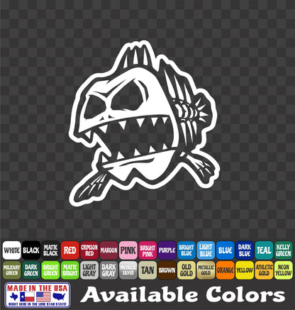 Ghost Fish Vinyl Sticker