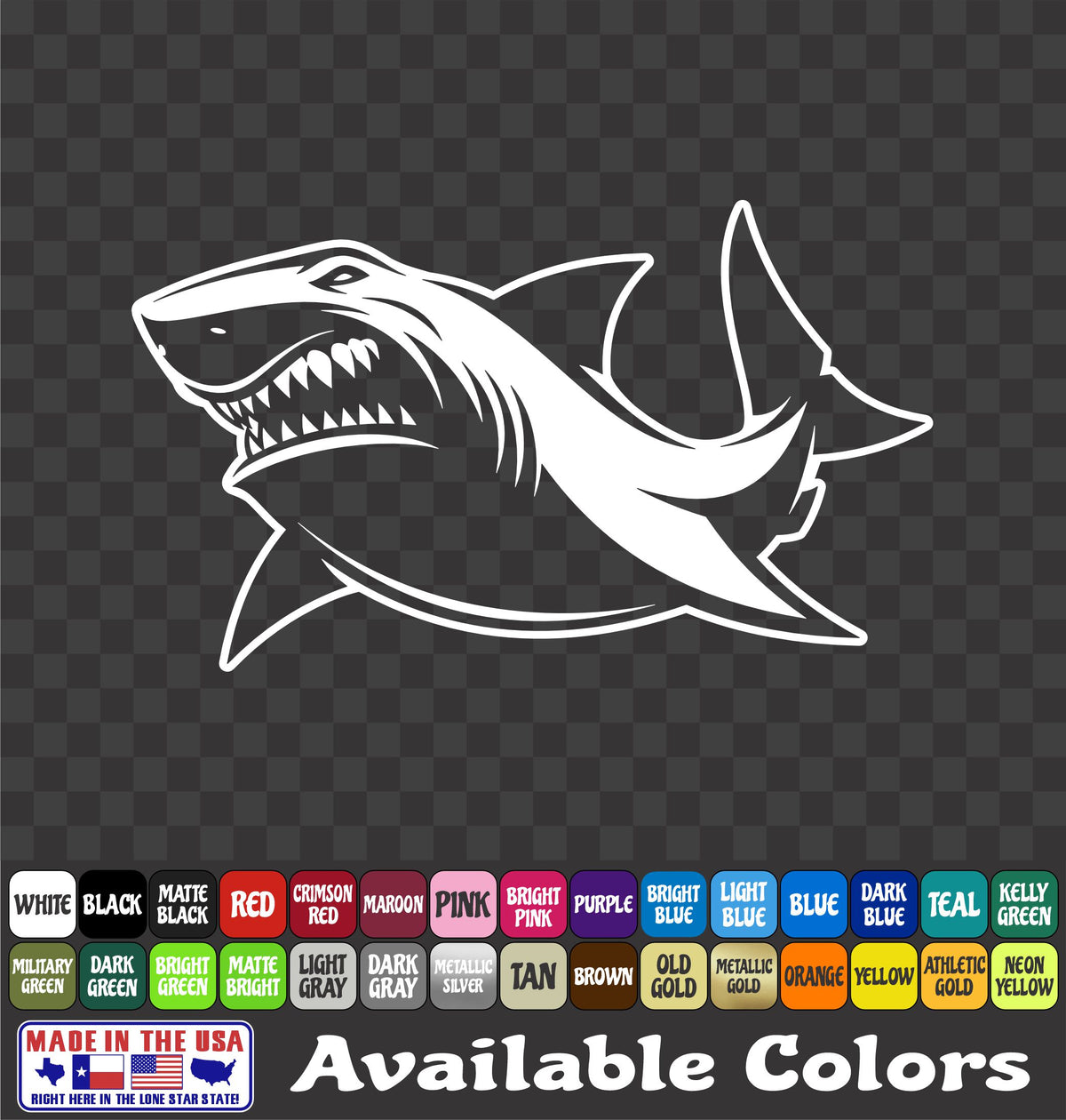 Shark Vinyl Sticker