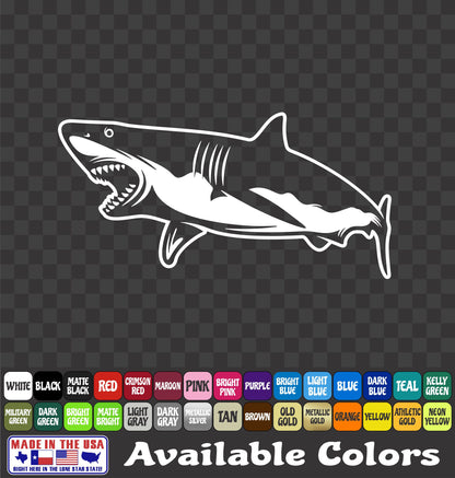 Shark Ocean Sea Life Vinyl Decal - Sticker