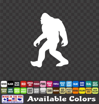 Sasquatch Bigfoot Sticker Vinyl Window Decal Car Truck