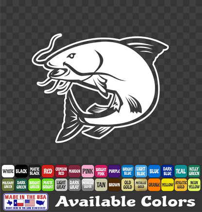 Catfish Noodling Vinyl Decal