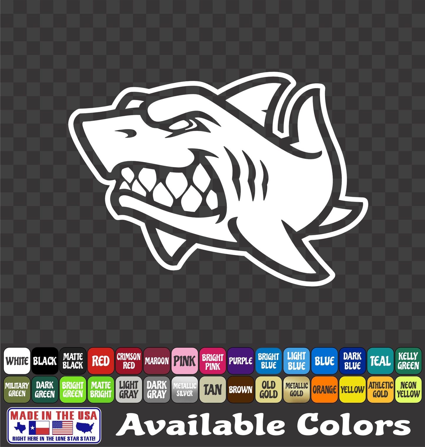 Shark Ocean Sea Life Vinyl Decal