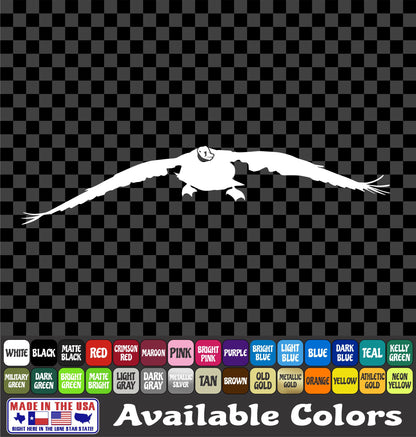Geese Landing Flying Waterfowl Goose Vinyl Truck Window Decal