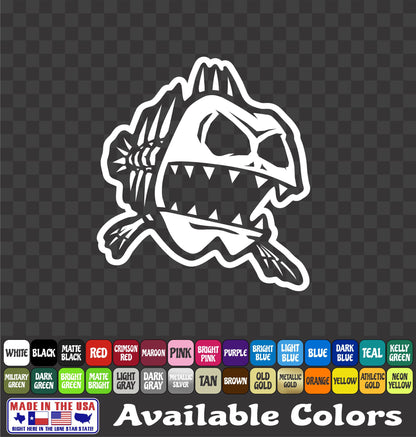 Ghost Fish Vinyl Sticker