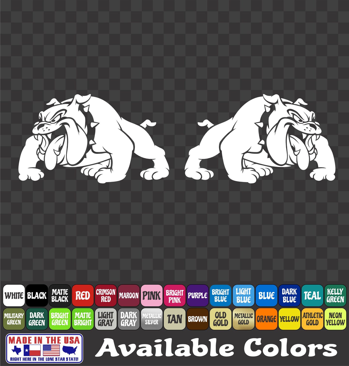 USMC Devil Dog Bulldog Vinyl Decal – Marine Corps Sticker