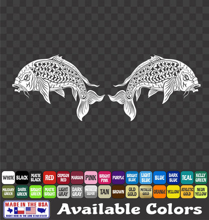 Patriotic Bowfishing Vinyl Decal – Carp Fishing Stars & Stripes