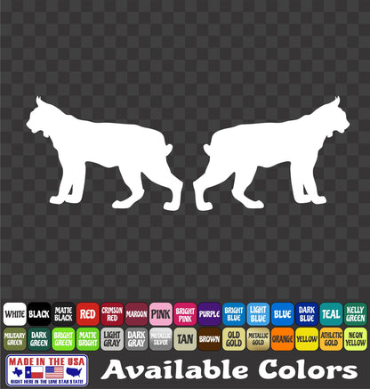 Bobcat Hunter Vinyl Sticker Predator Hunting Decal Truck Car