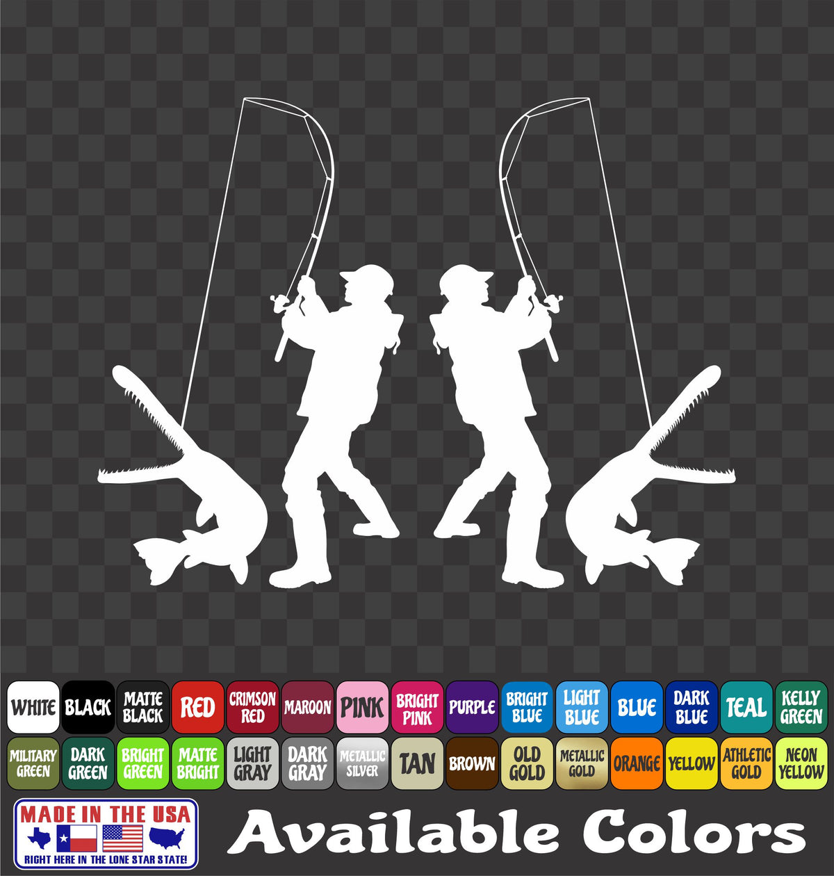 Longnose Gar Bowfishing Fisherman Vinyl Decal – Alligator Gar