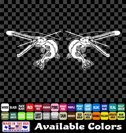 Longnose Gar Hunter Bowfishing Vinyl Decal – Arrow Fishing Sticker