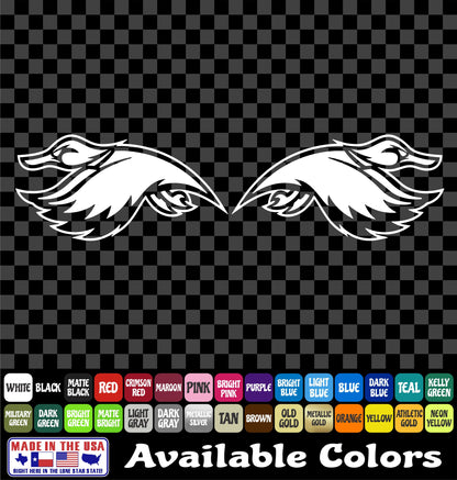 Flying Duck Sticker Mascot Hunting Birds Waterfowl Fun Vinyl Decal