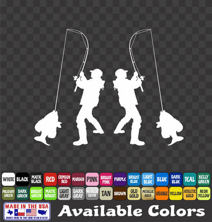 Perch & Panfish Fisherman Vinyl Decal – Crappie & Brim Fishing Sticker