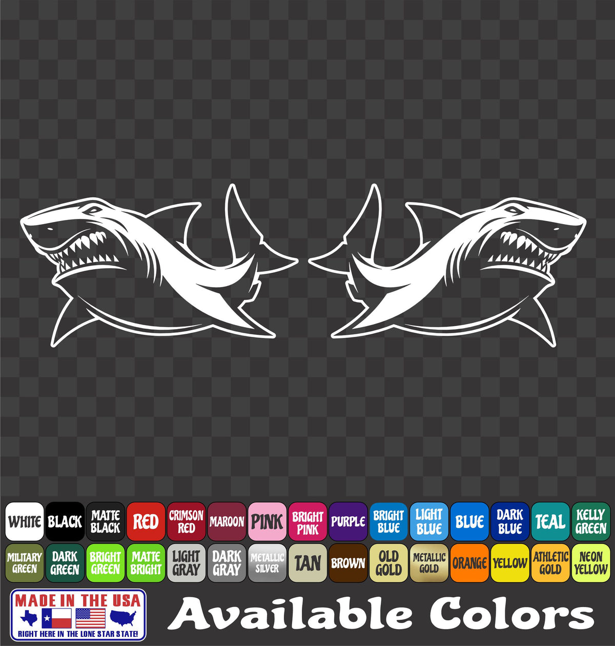 Shark Vinyl Sticker