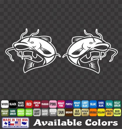 Catfish Noodler Hand Fish Vinyl Decal – Blue Cat & Flathead Fishing