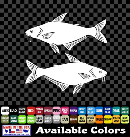 Catfish Noodling Hand Fishing Vinyl Decal