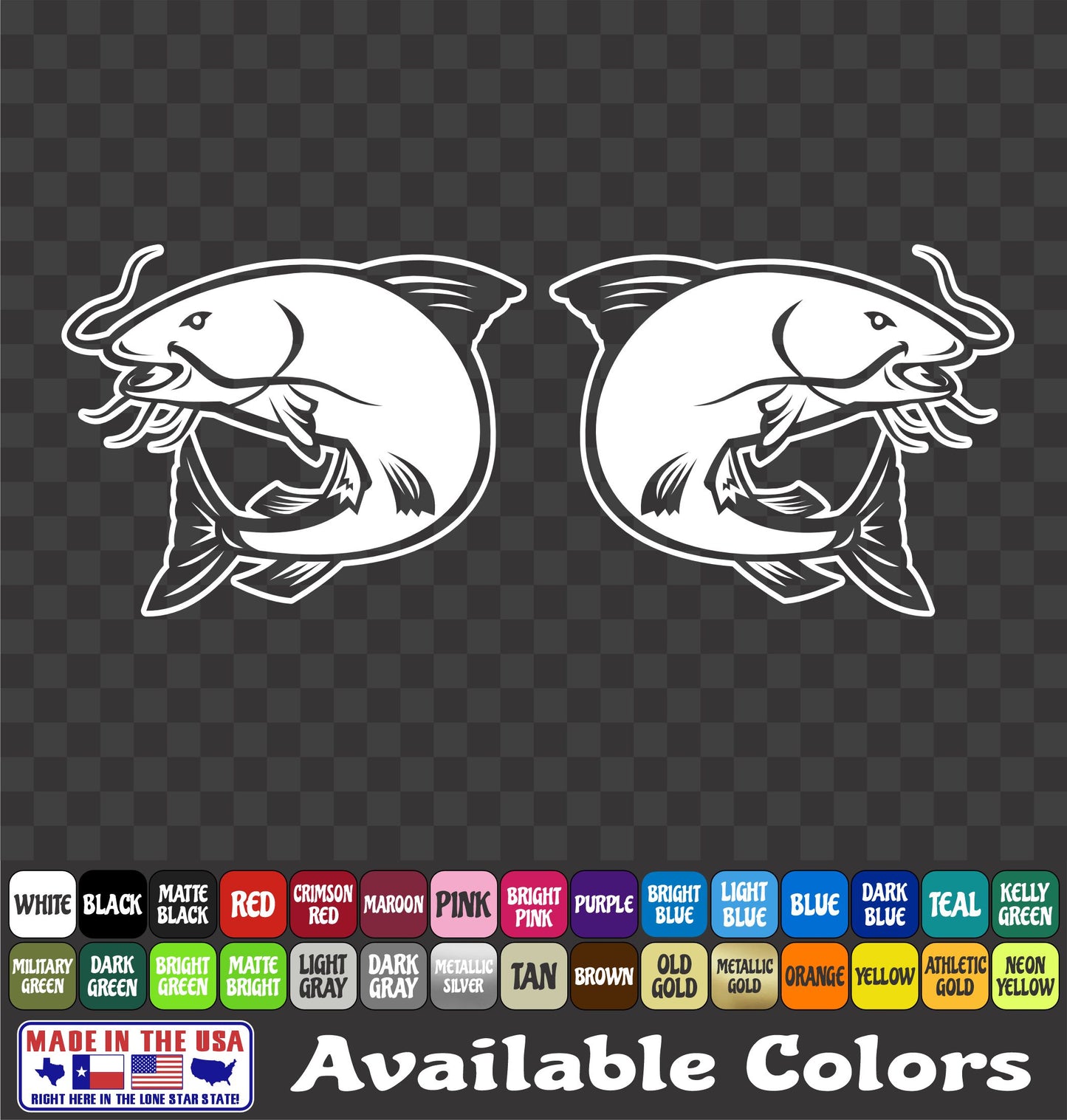 Catfish Noodling Vinyl Decal
