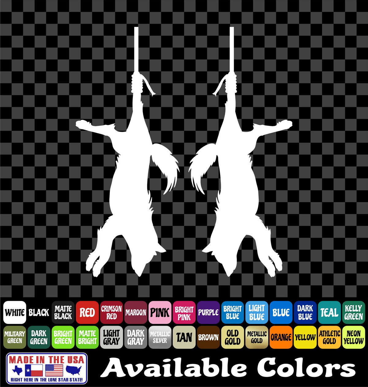 Coyote Hunting Decal – Predator Hunt Varmint Vinyl Sticker