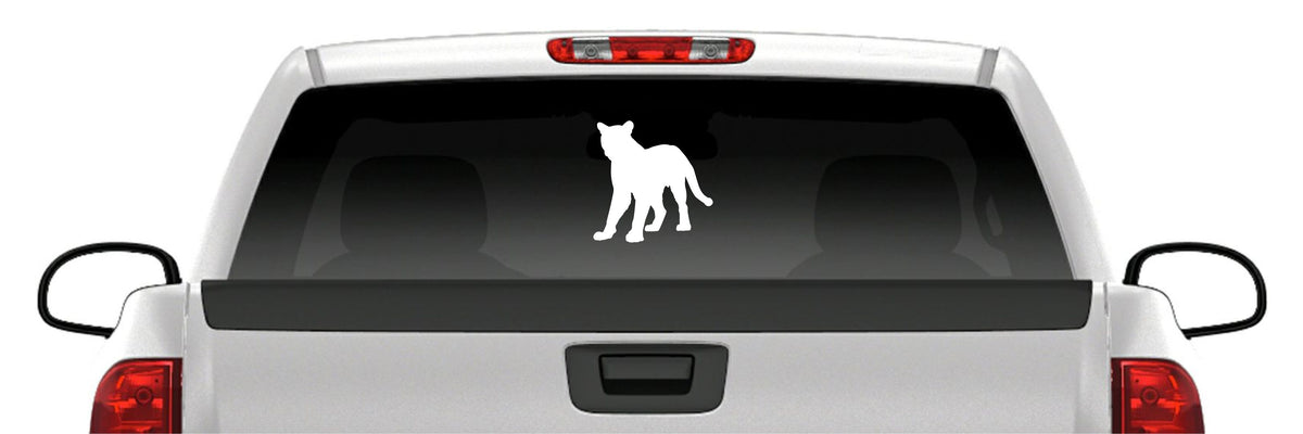 Mountain Lion Hunter Vinyl Sticker Predator Hunting Decal Truck Car