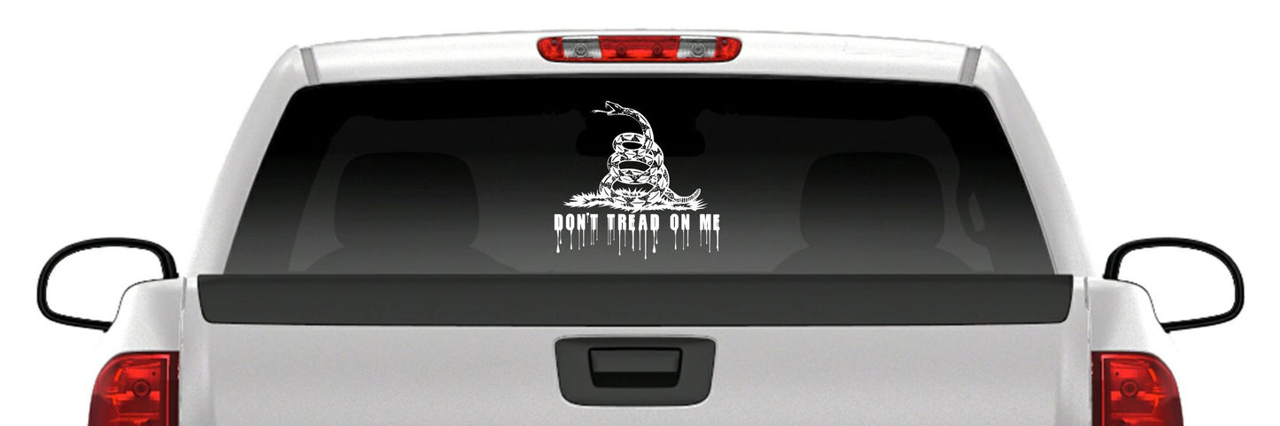 Gadsden Flag Vinyl Decal – Don’t Tread on Me Rattlesnake Sticker