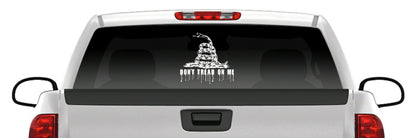 Gadsden Flag Vinyl Decal – Don’t Tread on Me Rattlesnake Sticker
