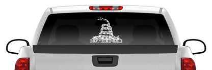 Gadsden Flag Vinyl Decal – Don’t Tread on Me Rattlesnake Sticker