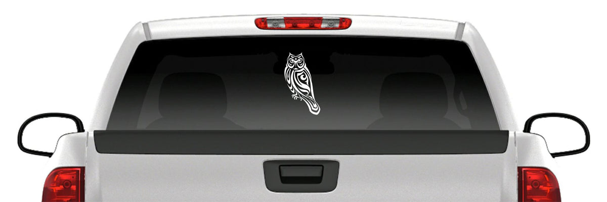 Owl Sticker Vinyl Decal Car Truck Van Window