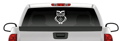 Owl Head Sticker Vinyl Decal Car Truck Van Window