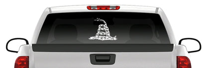 Gadsden Flag Vinyl Decal – Don’t Tread on Me Rattlesnake Sticker
