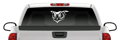 Owl Head Sticker Vinyl Decal Car Truck Van Window