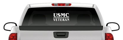 USMC Veteran Vinyl Decal – Marine Corps Military Sticker