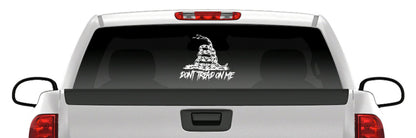 Gadsden Flag Vinyl Decal – Don’t Tread on Me Rattlesnake Sticker