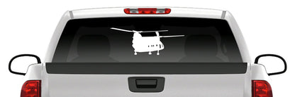 CH-47 Chinook Helicopter Decal – Military Aircraft Vinyl Sticker for Truck, Car & Window