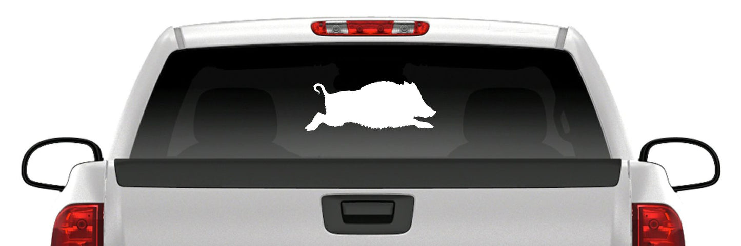 Wild Hog Sticker – Feral Pig Hunting Vinyl Decal
