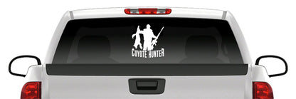 Coyote Hunter Sticker – Predator Hunting Varmint Vinyl Decal