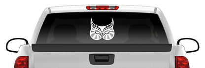 Owl Head Sticker Vinyl Decal Car Truck Van Window