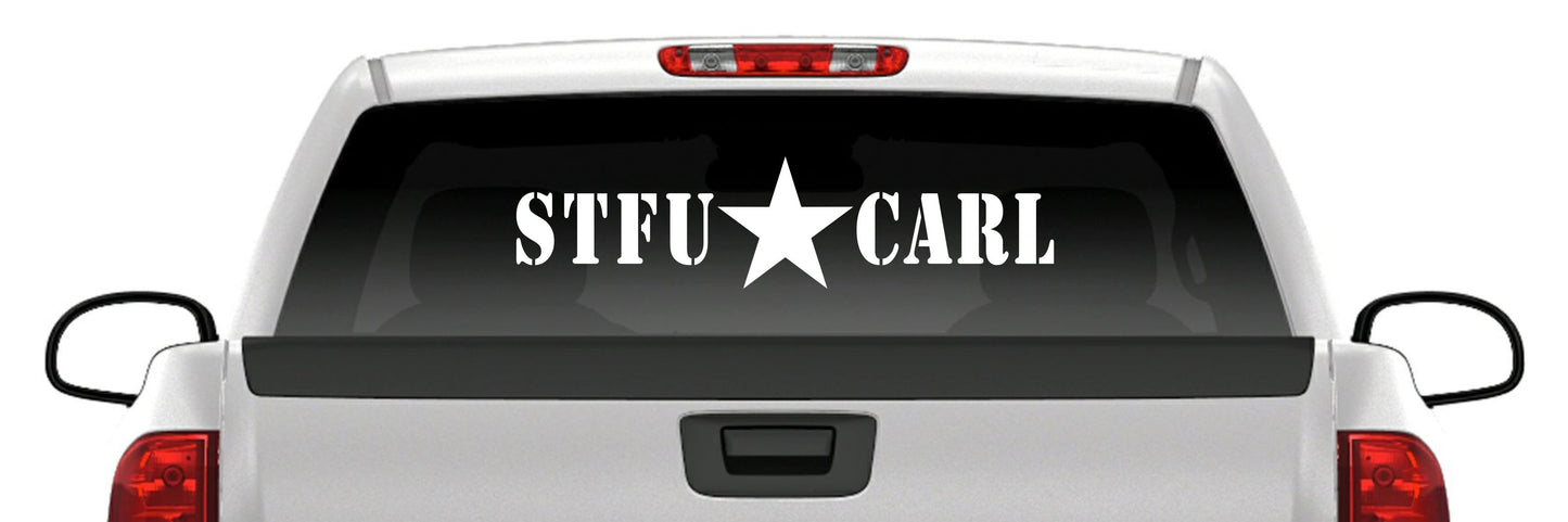 CARL STFU Ammo Can Sticker – Military Funny Vinyl Decal