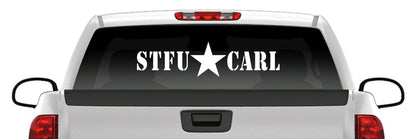 CARL STFU Ammo Can Sticker – Military Funny Vinyl Decal