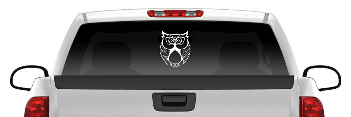 Owl Sticker Vinyl Decal Car Truck Van Window