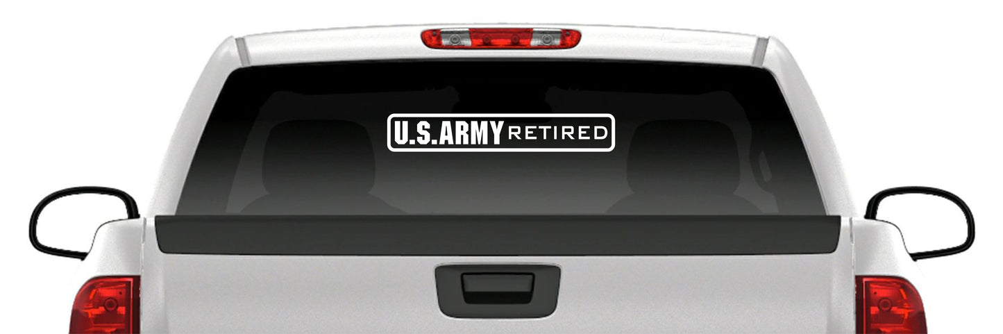 Retired U.S. Army Vinyl Decal – Military Sticker