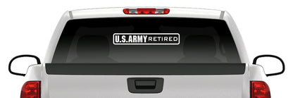 Retired U.S. Army Vinyl Decal – Military Sticker