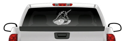 Tank Unicorn Sticker – Funny Military Tactical Vinyl Decal